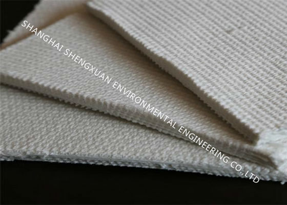 Pneumatic Air Slide Cloth No Moisture Absorption In Polyester Spun Fiber Materials 4-4.5 mm